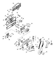 Дистанционное управление 4000, боковое крепление 4-Х ТАКТНОГО ПЛМ MERCURY 5 Серийный номер от 0P401000 и выше