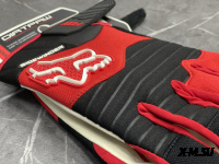Перчатки взрослые FOX XD2-17 цв. Черно-красный  р. XL