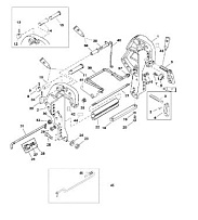 Зажимная скоба 2-х тактного ПЛМ MERCURY 40 M Серийный номер от 0G760300 до 0T979999