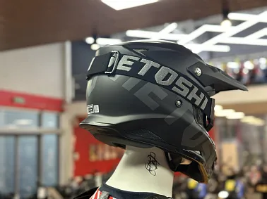 Шлем кроссовый HETOSHI OF836 EXOSS CROSS PRO MX289 цв.Черный Матовый р.XS